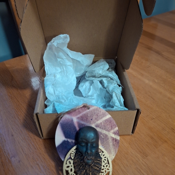 Handmade Mudcloth Ornaments New In Box - Picture 10 of 13